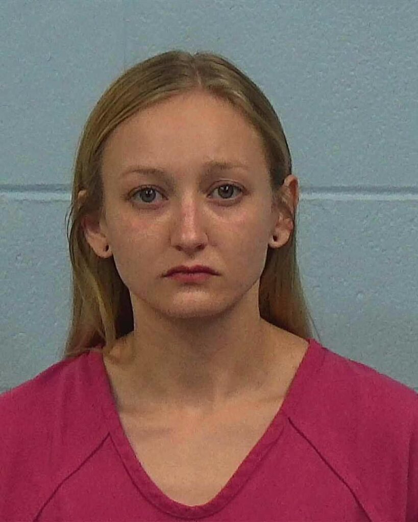Adams, McKenzie Lea arrested in Williamson County, Texas mugshot