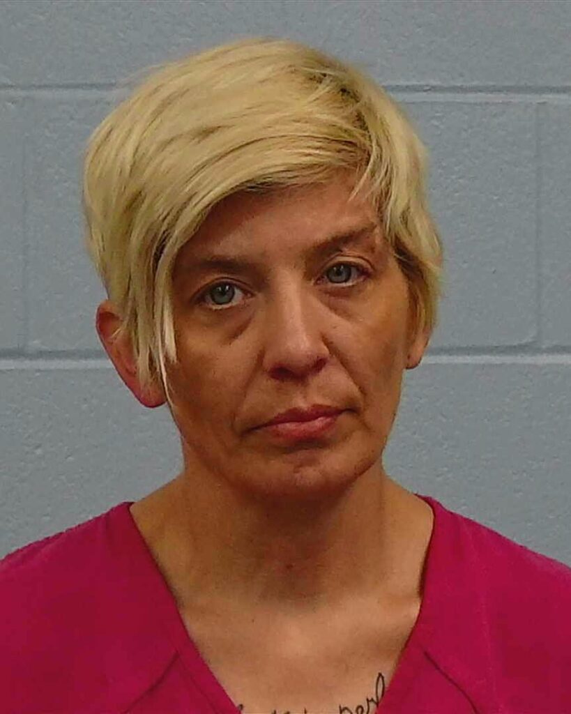 Miller, Kristi Michelle arrested in Williamson County, Texas mugshot