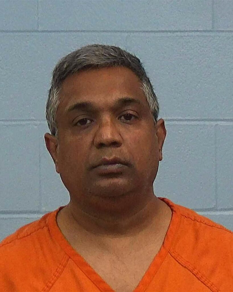 Santhanam, Rajan arrested in Williamson County, Texas mugshot