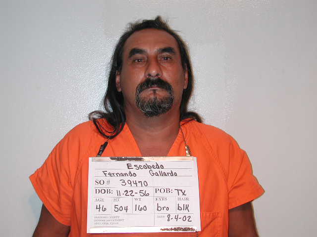 ESCOBEDO, FERNANDO GALLARDO arrested by TERRORISTIC THREATTERRORISTIC THREAT