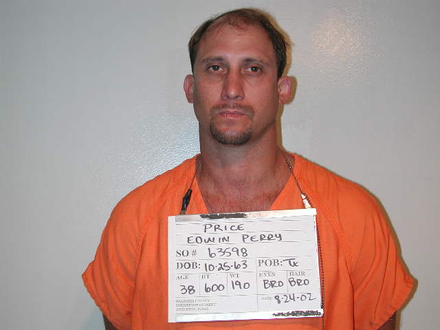 PRICE, EDWIN PERRY arrested by Brazoria County SO/PD
