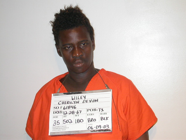 WILEY, CHERILYN arrested by Brazoria County SO/PD