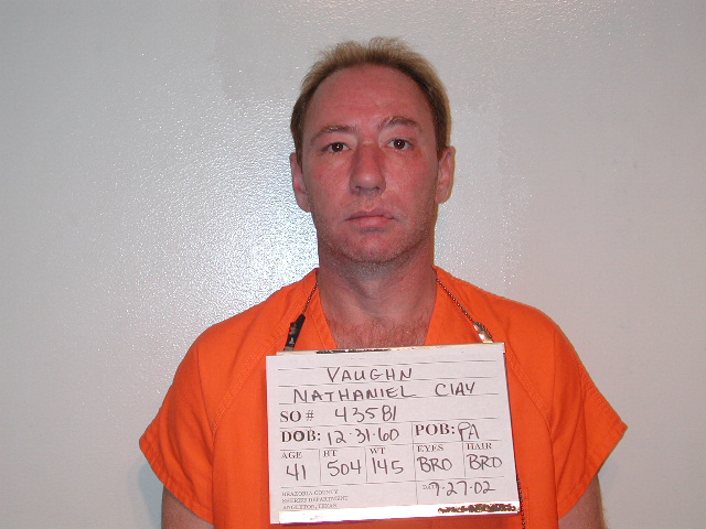 VAUGHN, NATHANIEL CLAY booking photo
