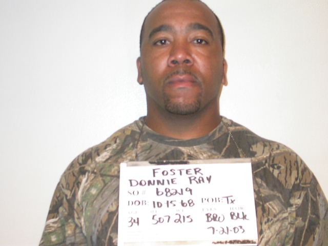 FOSTER, DONNIE arrested by CRIMINAL TRESPASS