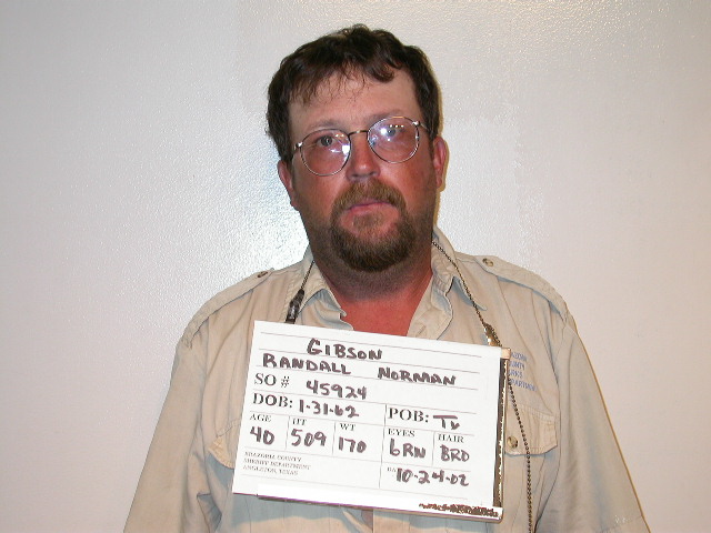 GIBSON, RANDALL NORMAN booking photo