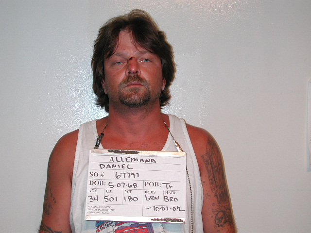 ALLEMANG, DANIEL LEE booking photo