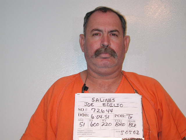 SALINAS, JOSE ELIDIO arrested by Brazoria County SO/PD