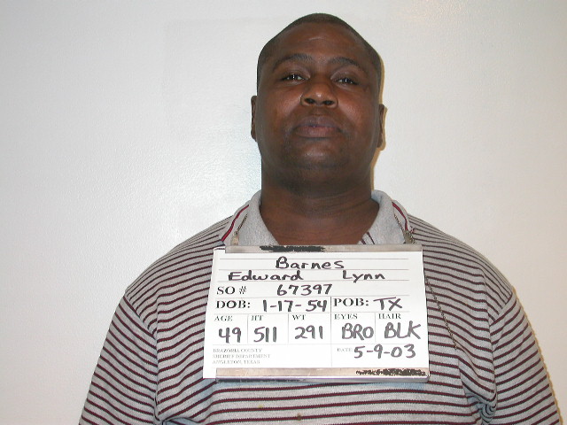 BARNES, EDWARD LYNN booking photo