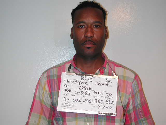 KING, CHRISTOPHER booking photo