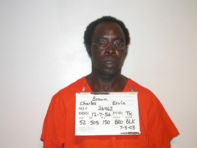 BROWN, CHARLES IRVIN booking photo