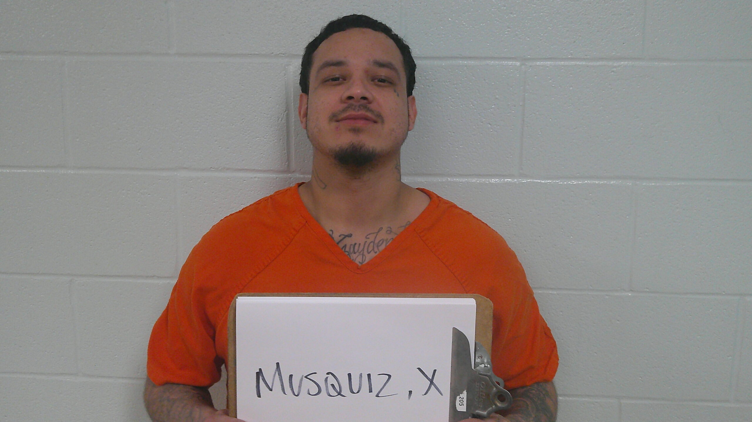 MUSQUIZ, XAVIER NOEL arrested by Bexar County Sheriff’s Office
